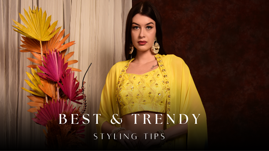 Master the Dhoti Skirt Crop Top with Shrug: Best & Trend Styling Tips and for Every Occasion