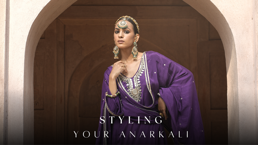 3 Unique Ways Of Styling Your Anarkali : Laalzari