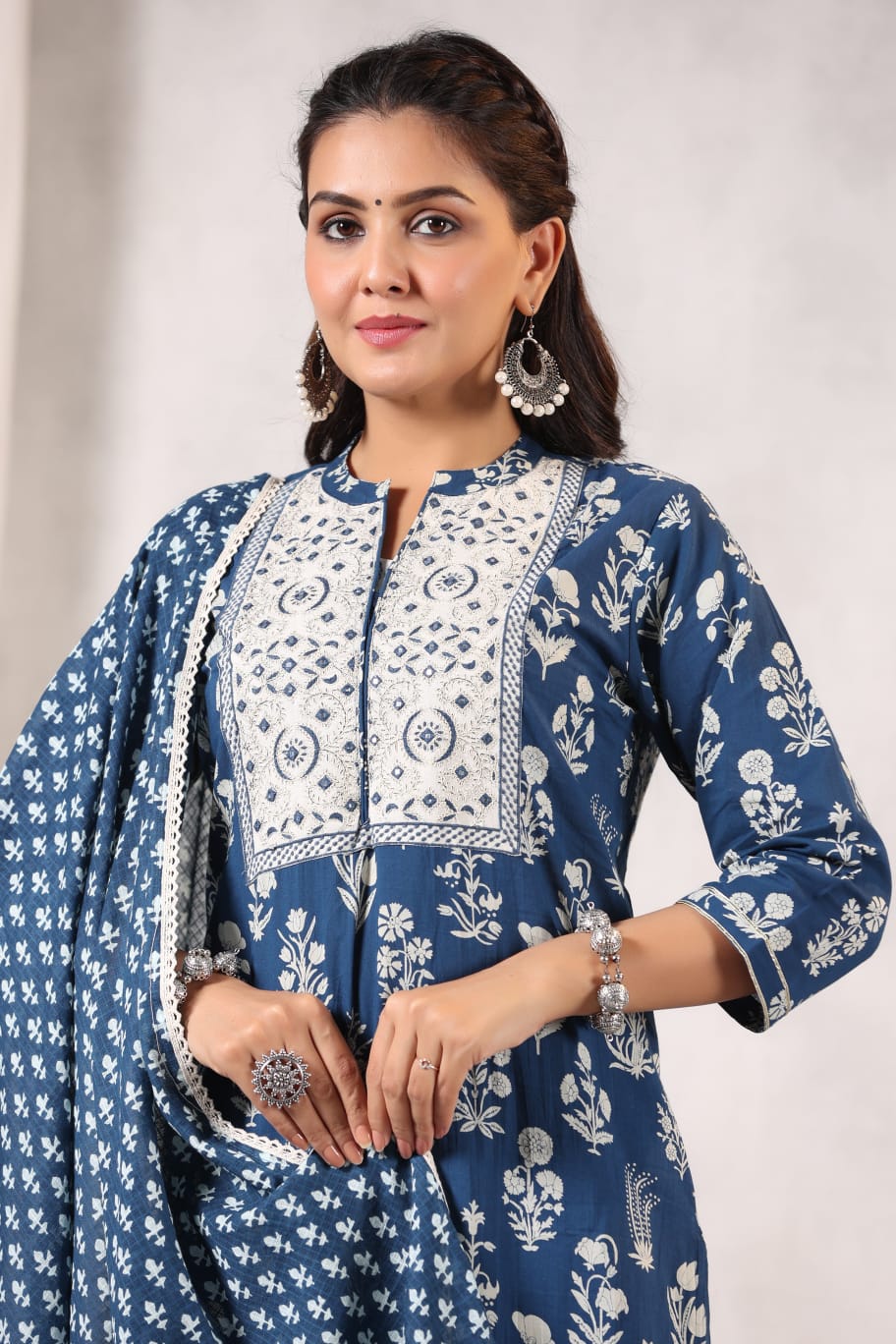 Blue Cotton Suits