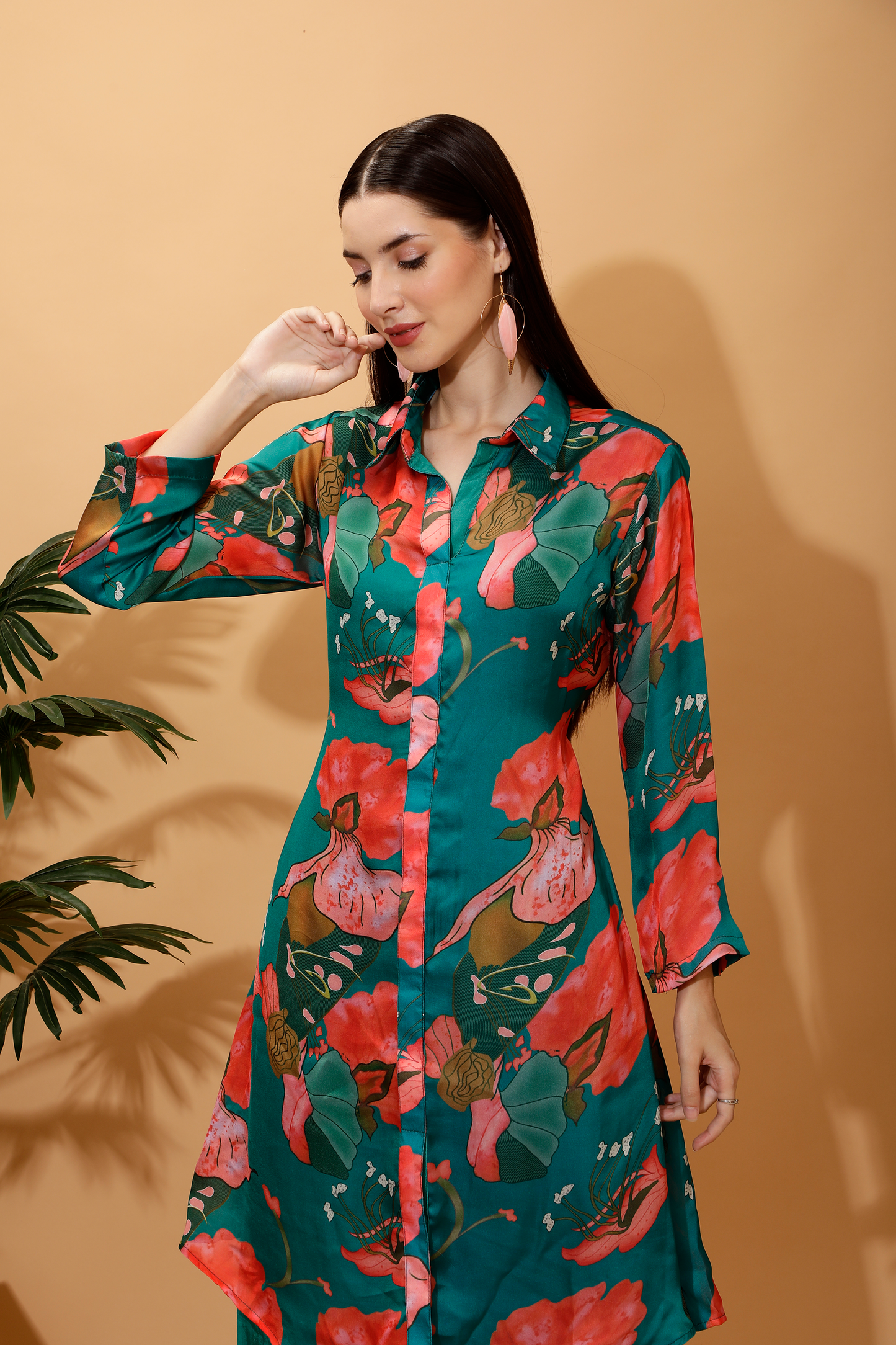Green Printed Co-ord Set