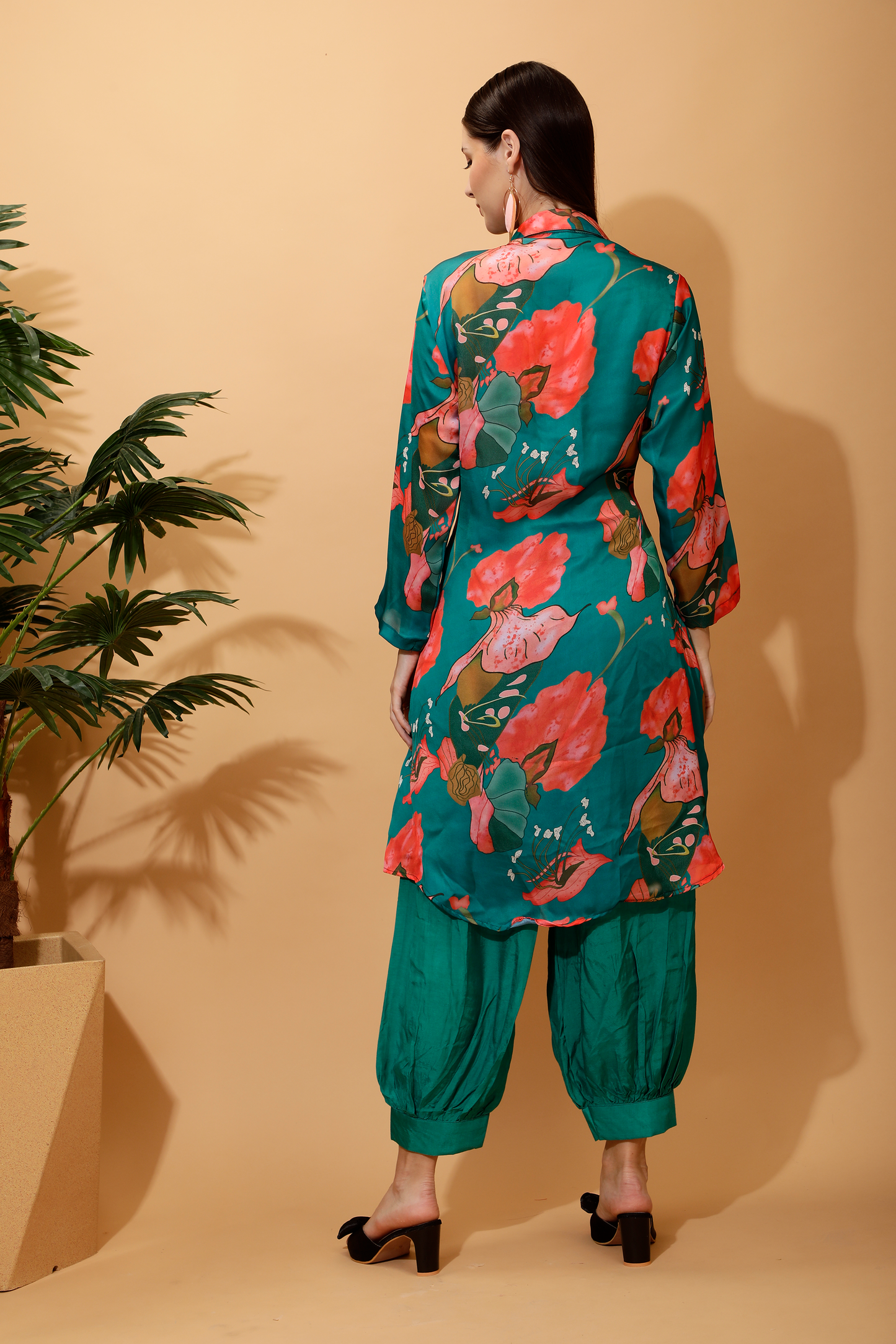 Green Printed Co-ord Set