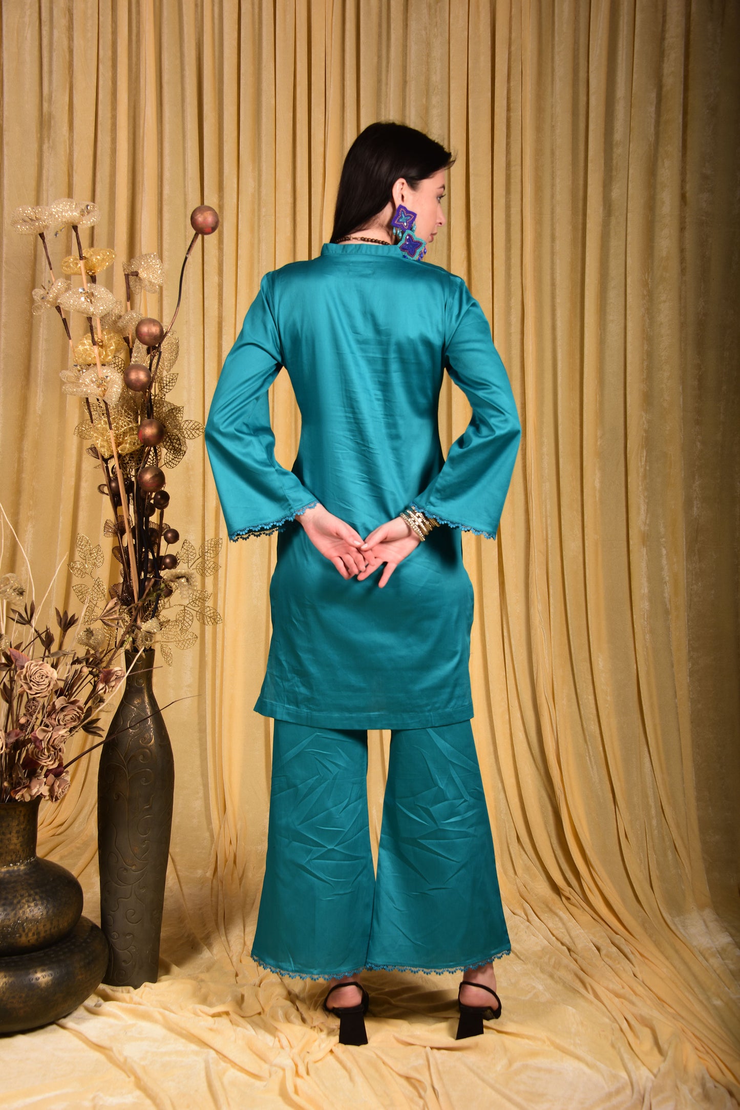 Rama Blue Coordinated Set