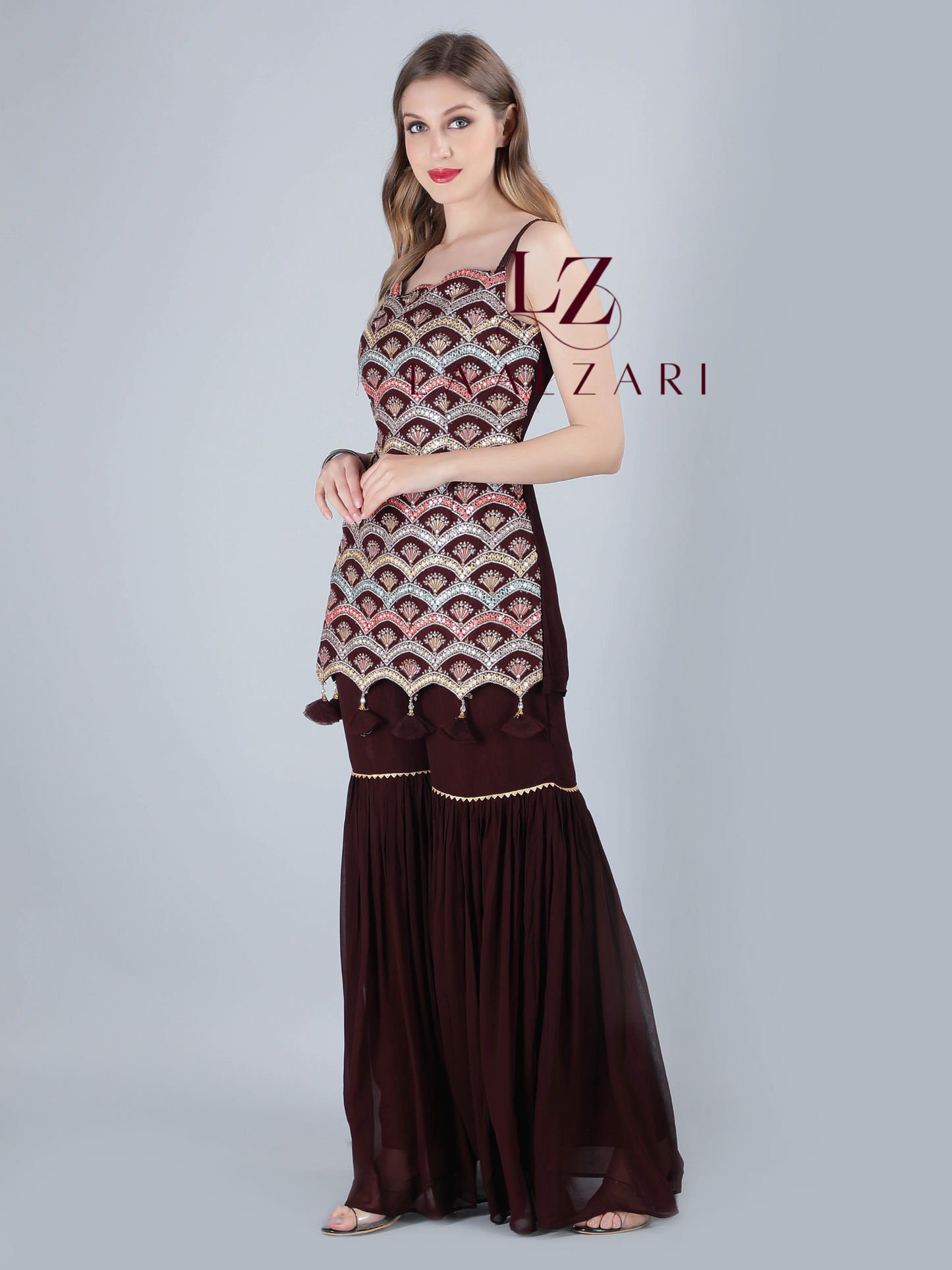 Mermaid sharara set