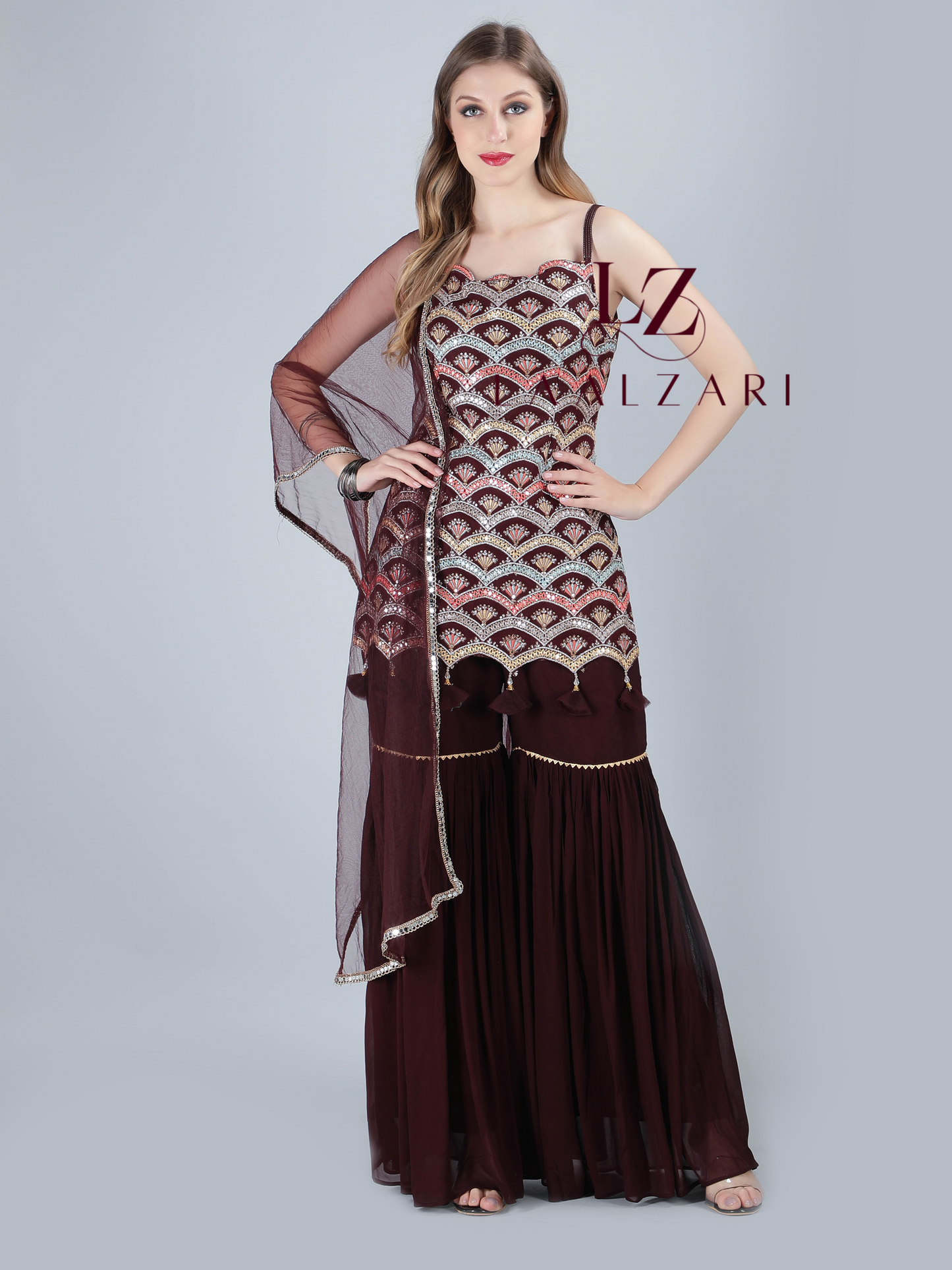 Mermaid sharara set