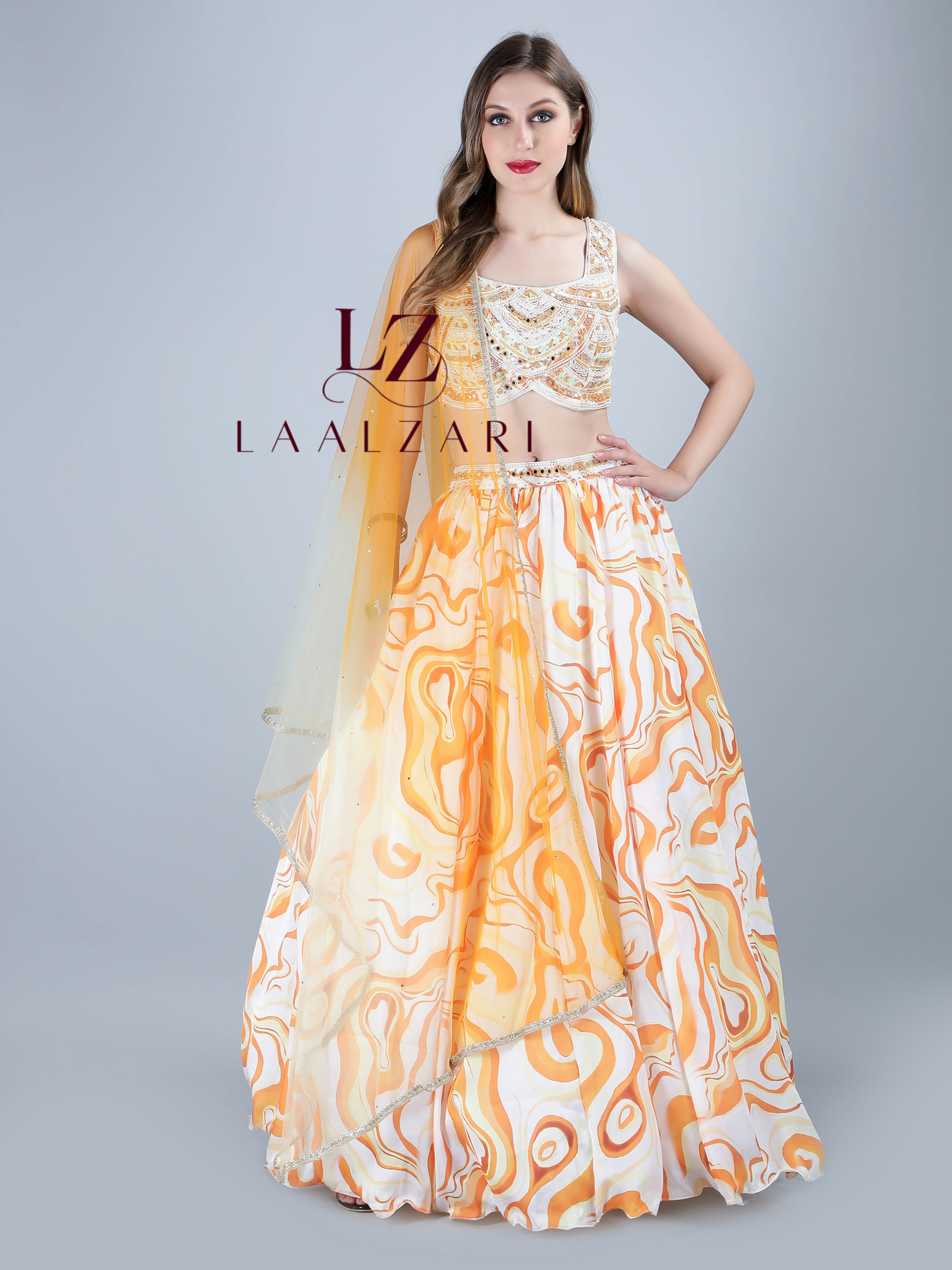 yellow lehenga
