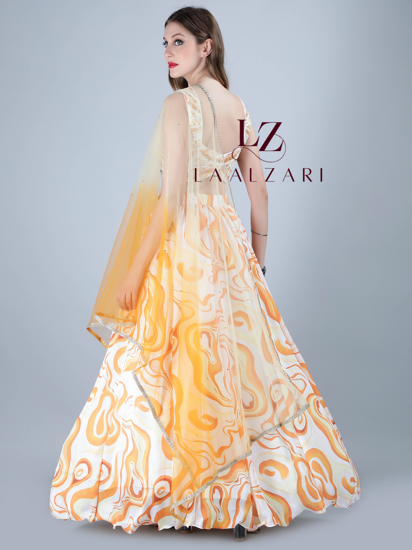 net dupatta