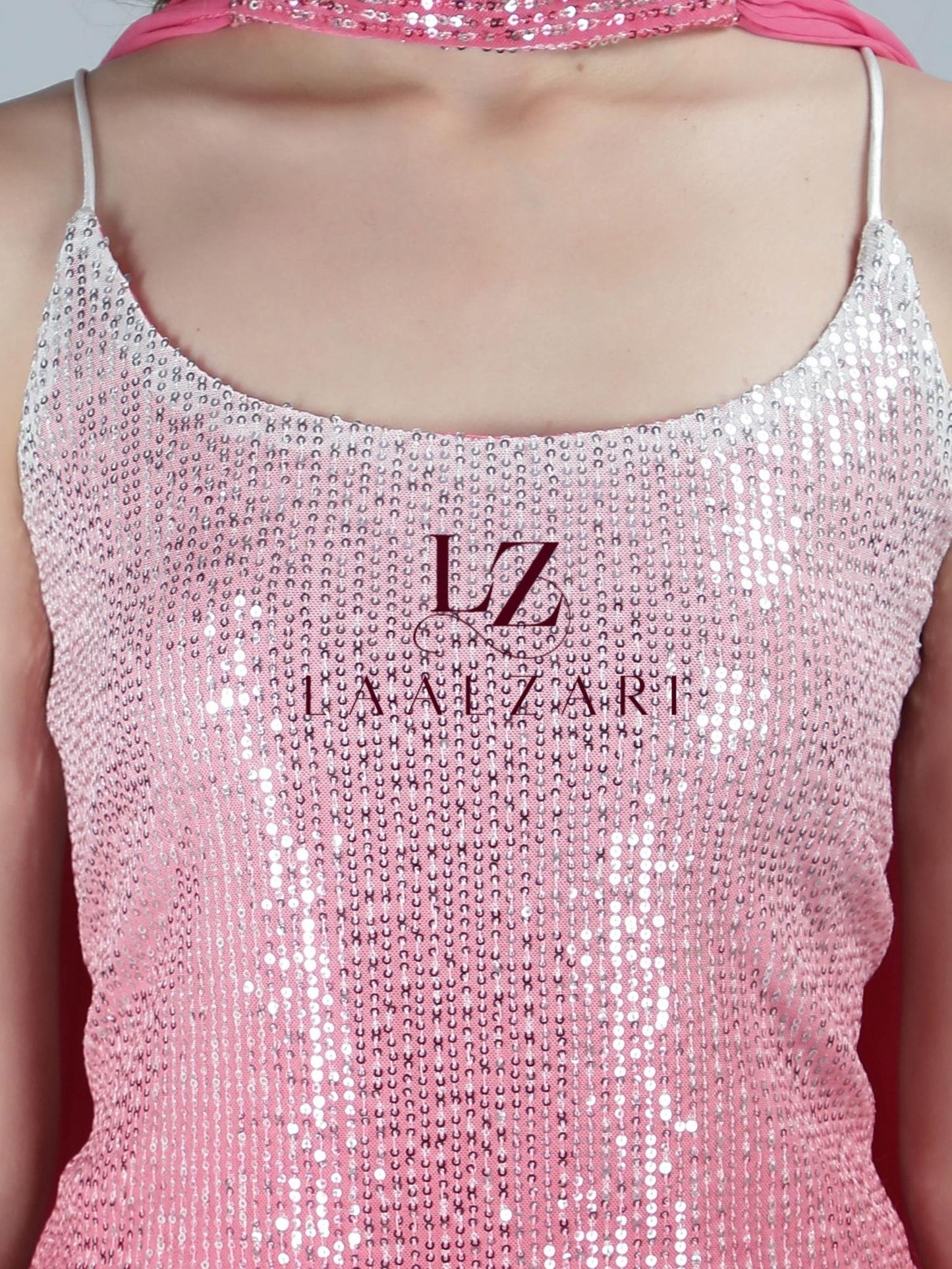 Pink Dust Sharara Set