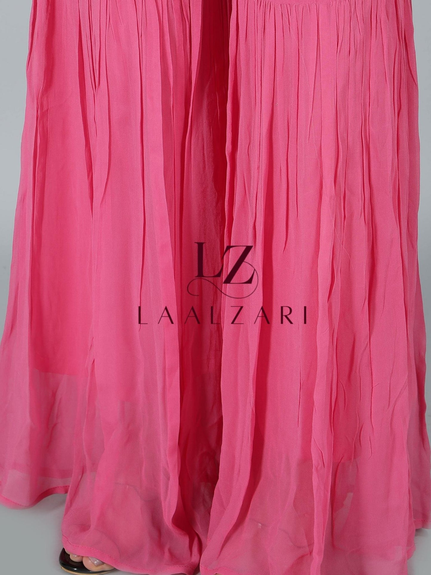 Pink Dust Sharara Set