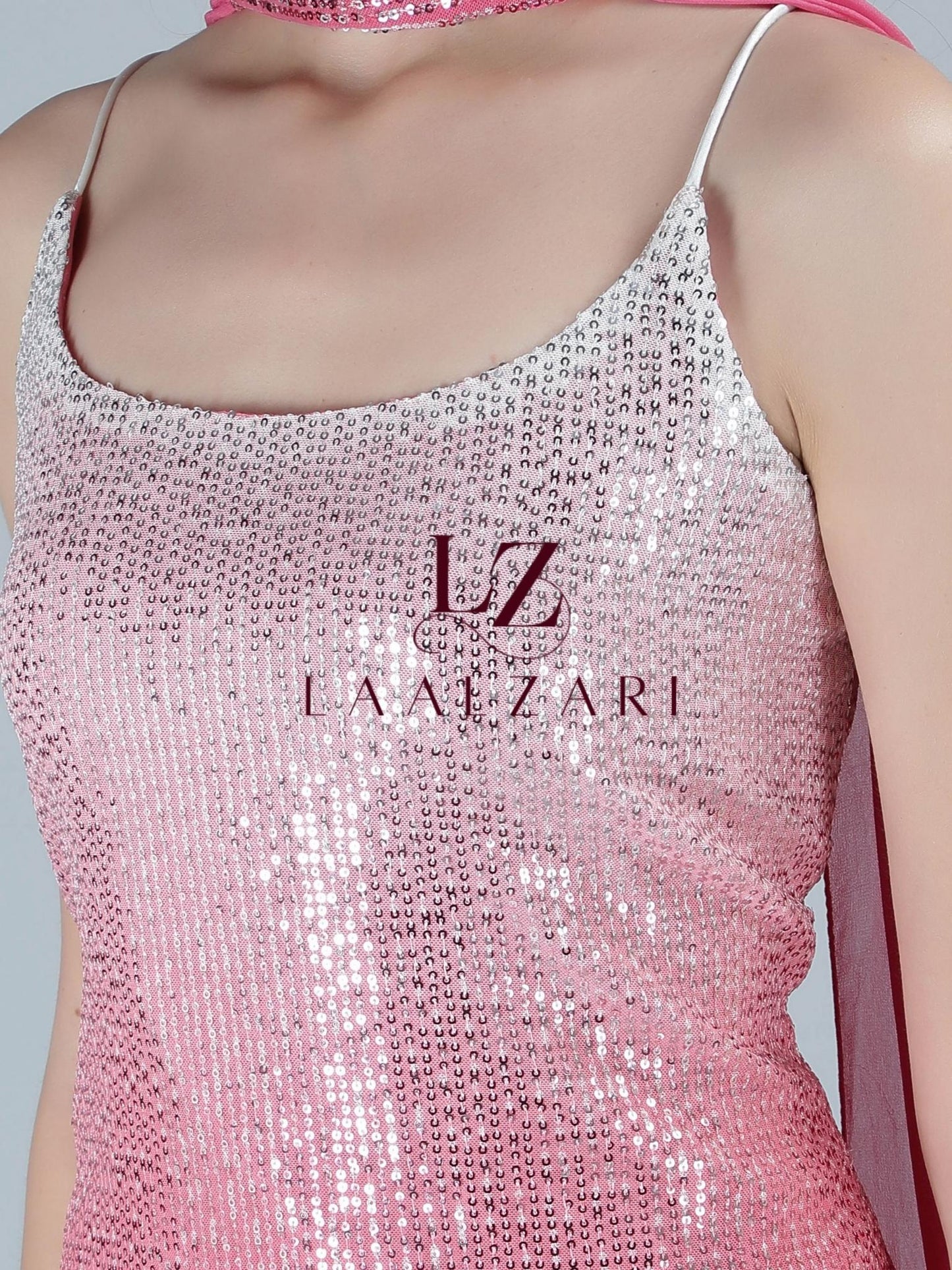Pink Dust Sharara Set