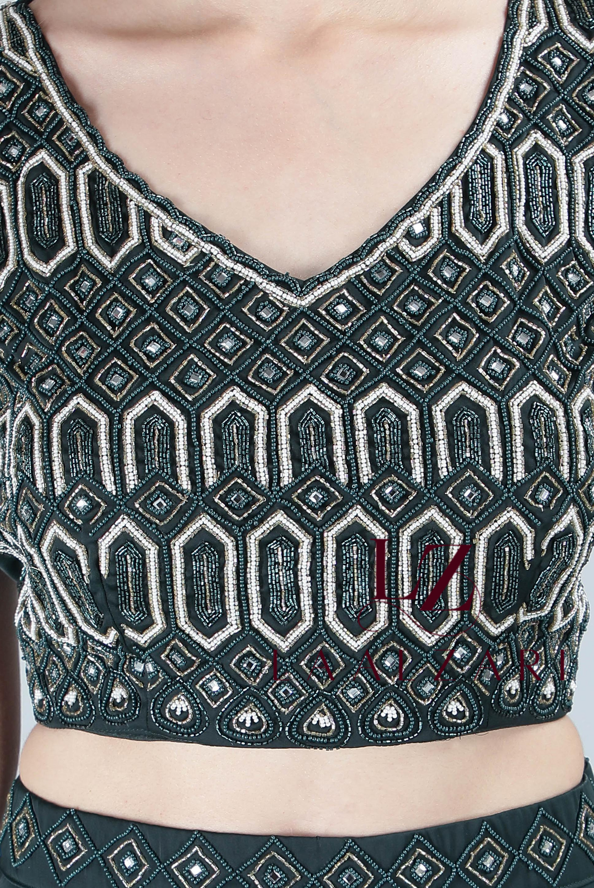 embroided crop top