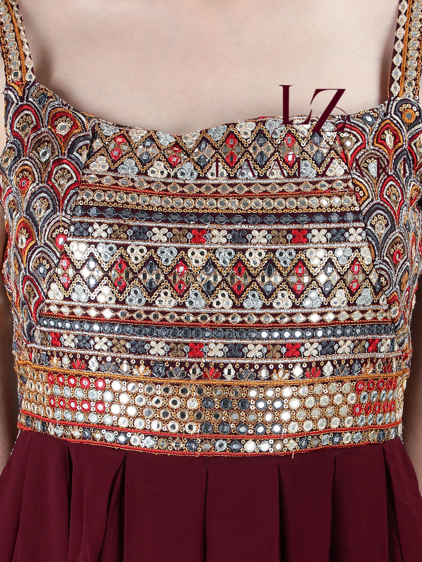 Majestic Maroon Nyra Kurti With Palazo