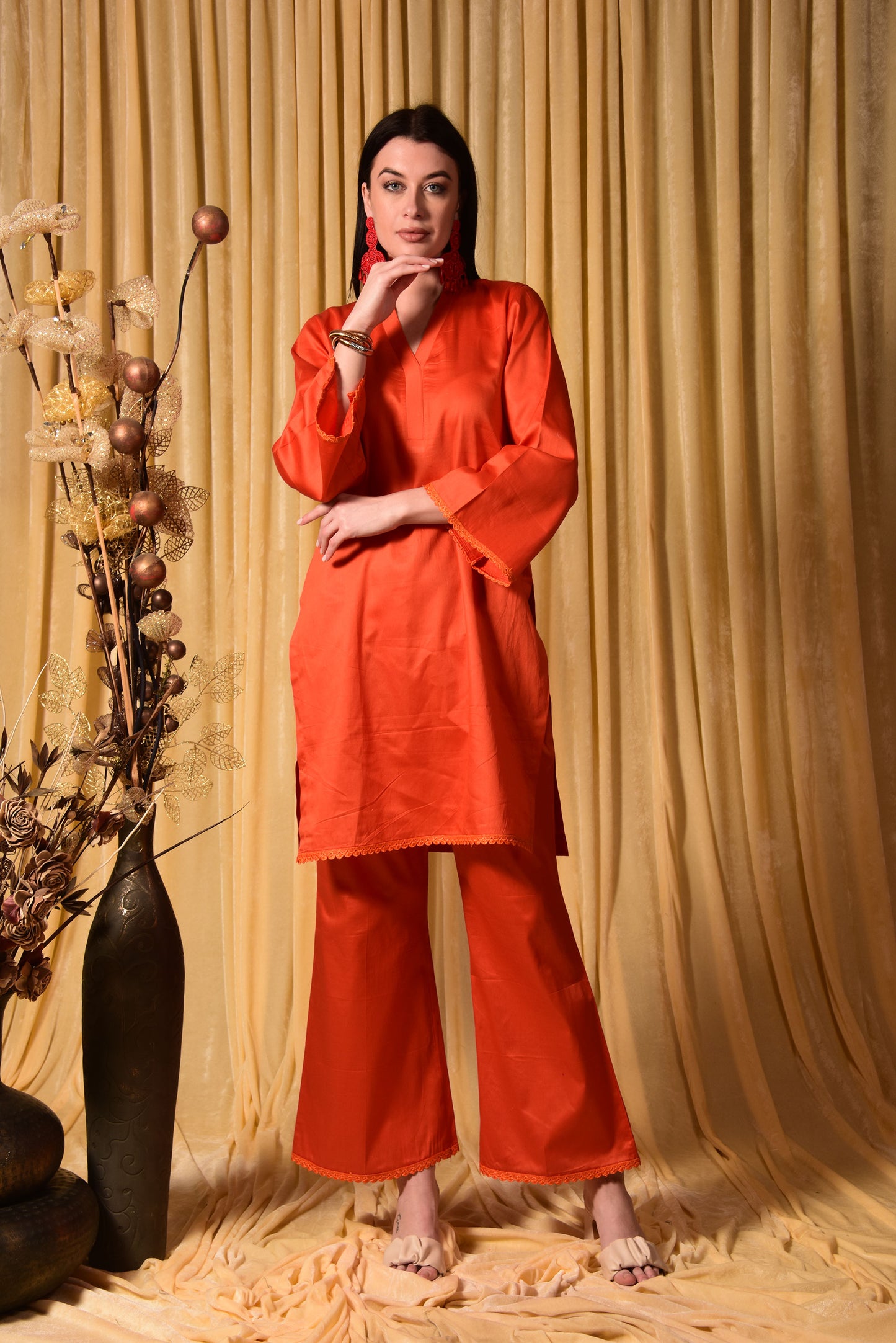 Orange Co-ord Set