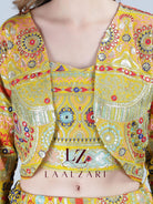 lehenga with shrug 