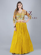 lehenga with shrug