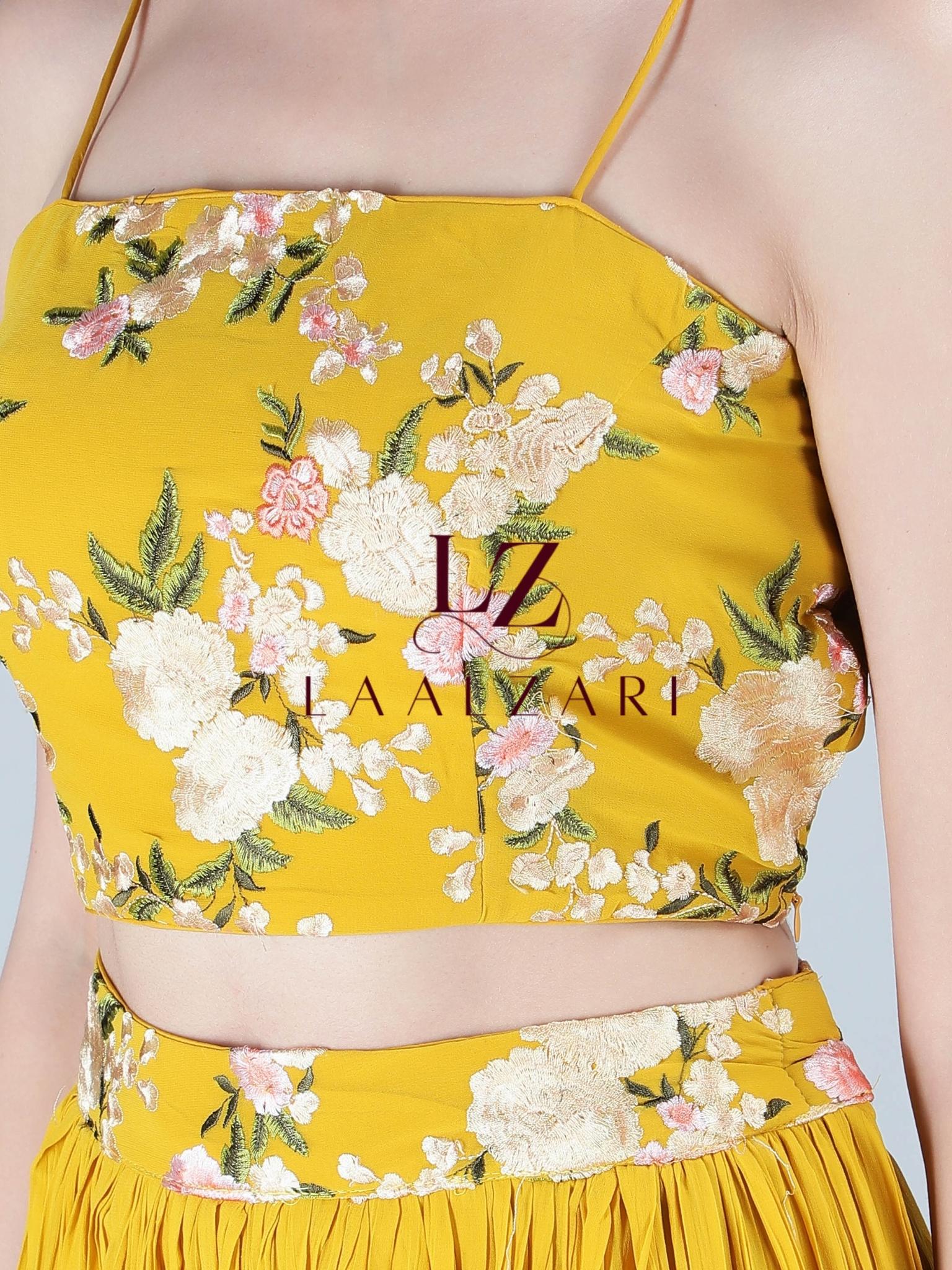 Embroided Crop Top