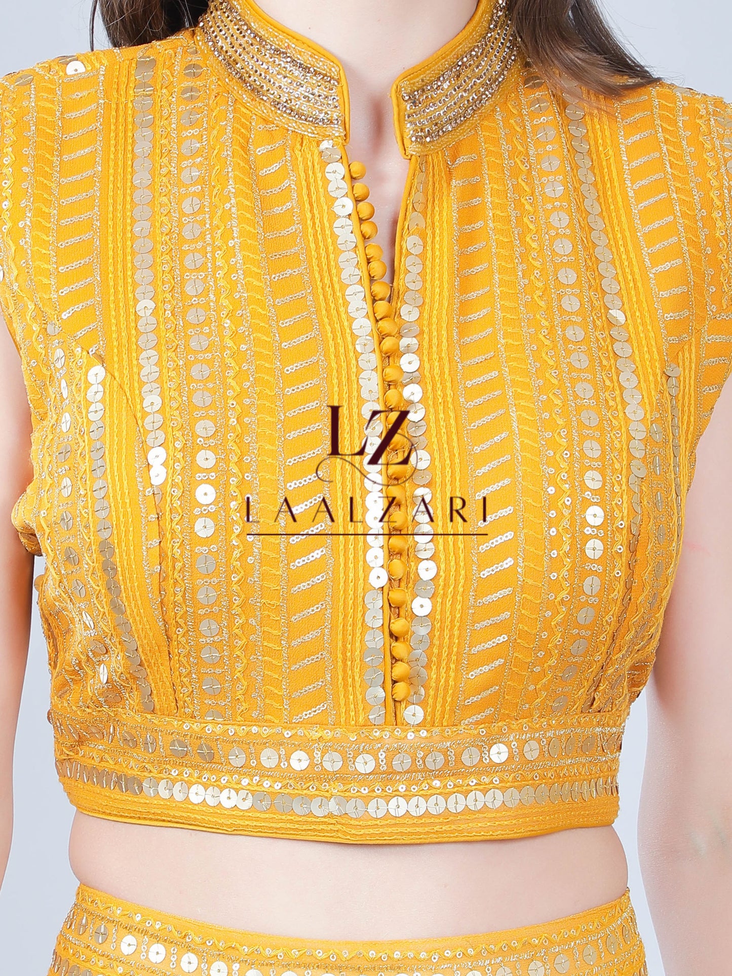 Classic Satin Mastard Palazzo