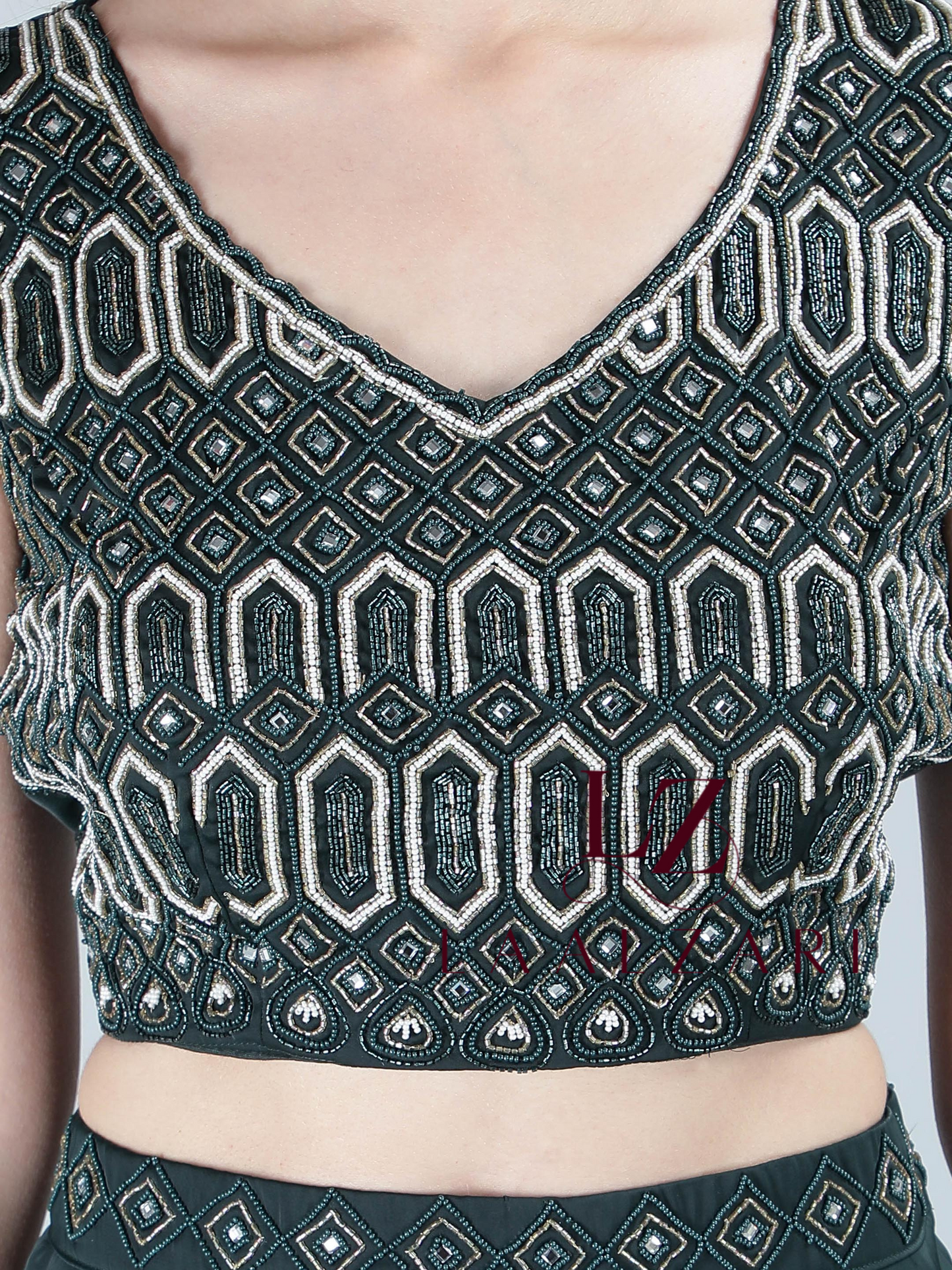 embroided crop top