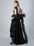 designer back blouse