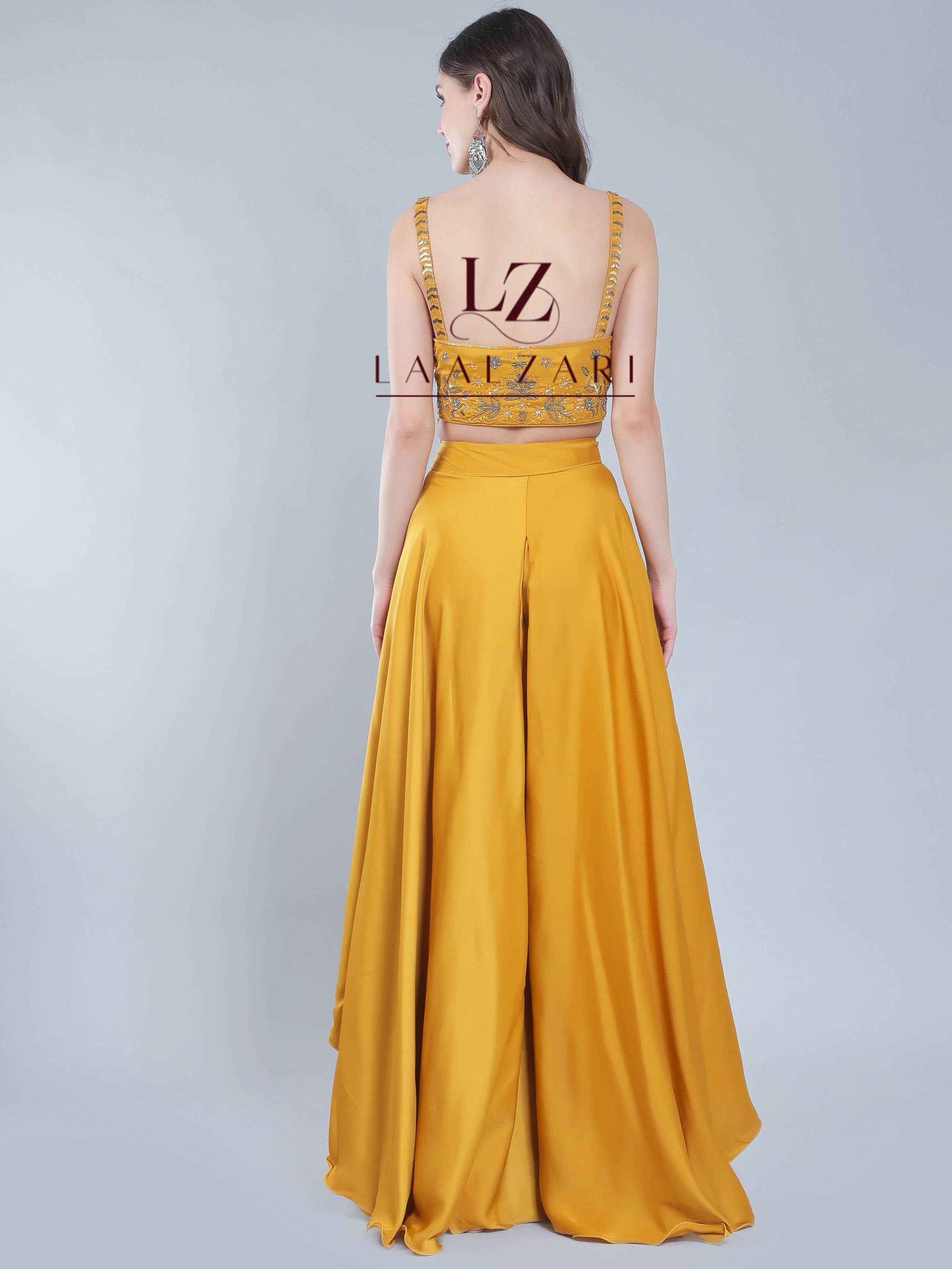 Buy Cut and Style Women High Waist Casual Wide Leg Palazzo Pants, Dress  Pants for Women, Free Size (28 Till 36) (Mustard) at Amazon.in